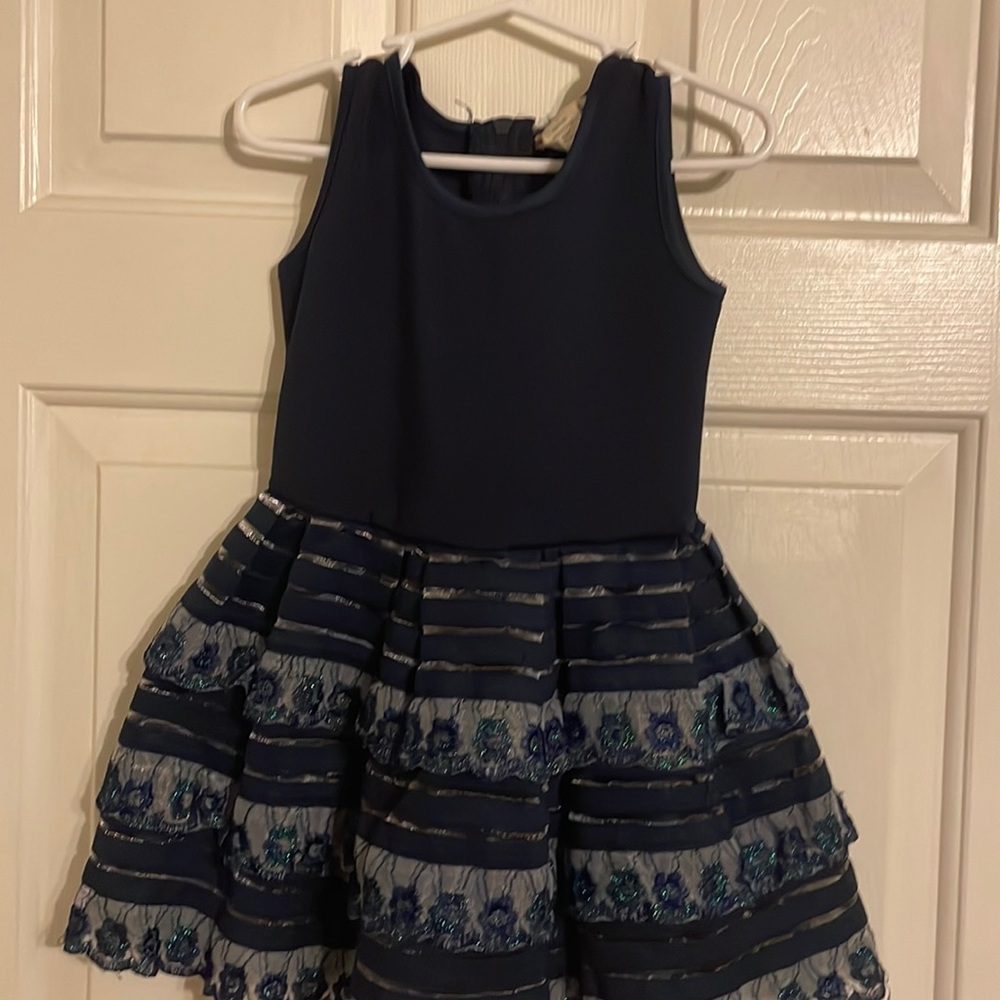 Blue formal kids dress